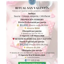 Ritual San Valentín SpaCiel